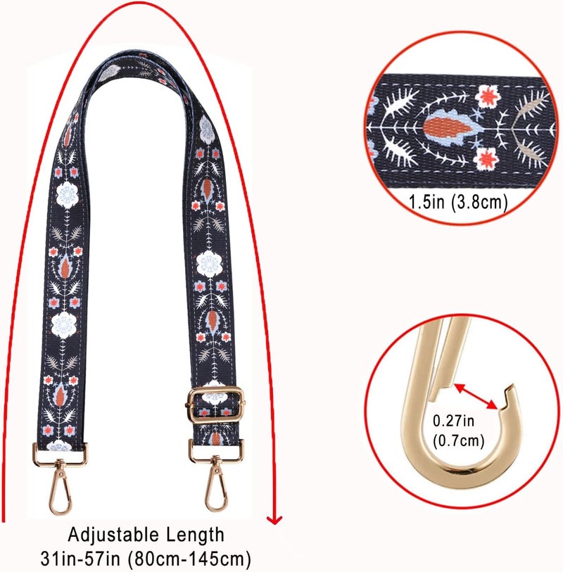 Shein Purse Strap Replacement Crossbody Handbag Shoulder Strap Adjustable - Image 4